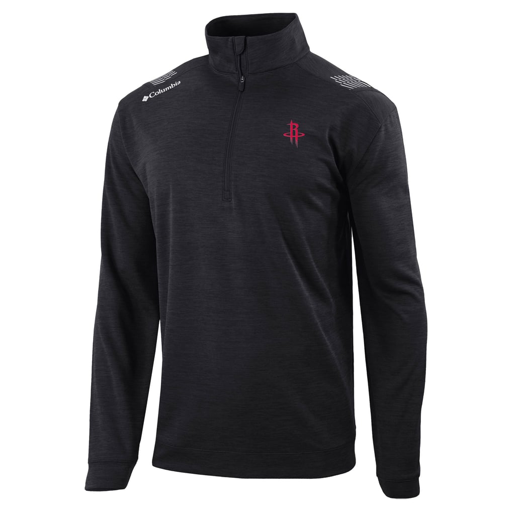  Houston Rockets Columbia Oakland Downs Quarter-Zip Pullover - Black